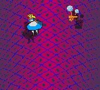 une photo d'Ã©cran de Alice in Wonderland sur Nintendo Game Boy Color